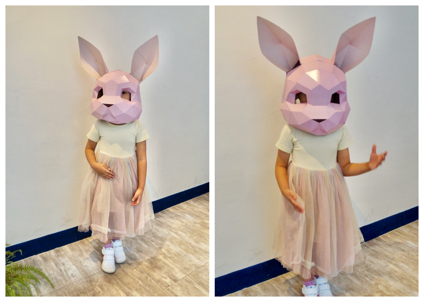 時報出版 - 動物立體大面具：小兔兔(速成版不用自己剪喔)