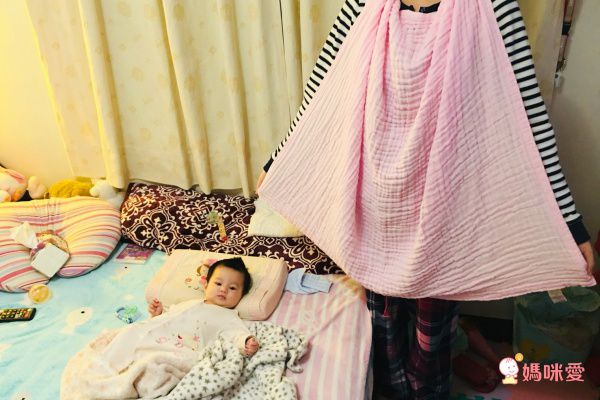 JustGreen - 十層澎澎紗純棉紗布浴巾-粉 (120x95cm)