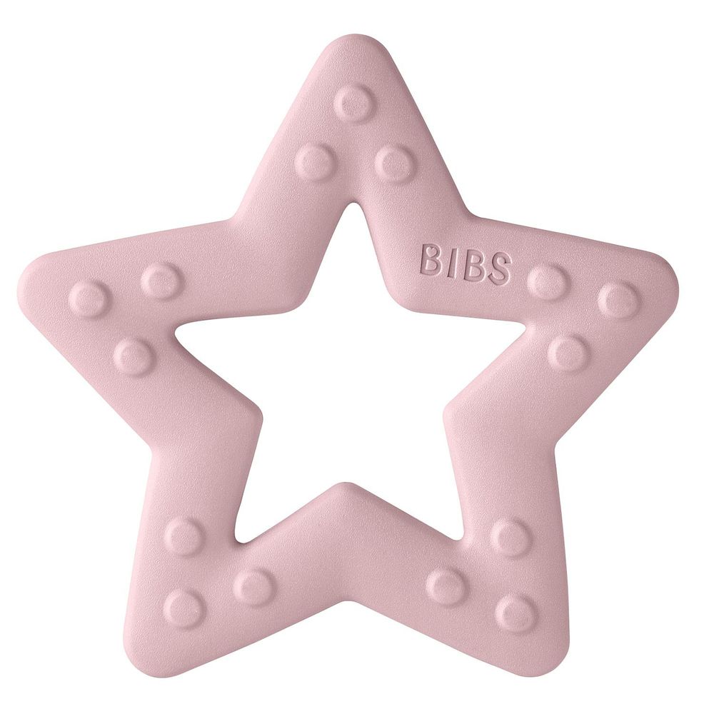 丹麥BIBS - BabyBitie固齒器-星星-梅粉-單入
