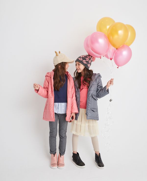 麗嬰房 Little moni - 3M科技羽絨保暖外套(女童版型)-女童版型-熱情粉