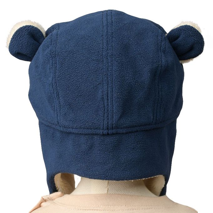akachan honpo - 小耳朵飛行帽-深藍色