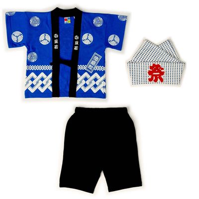 akachan honpo - 祭典套裝-藍色