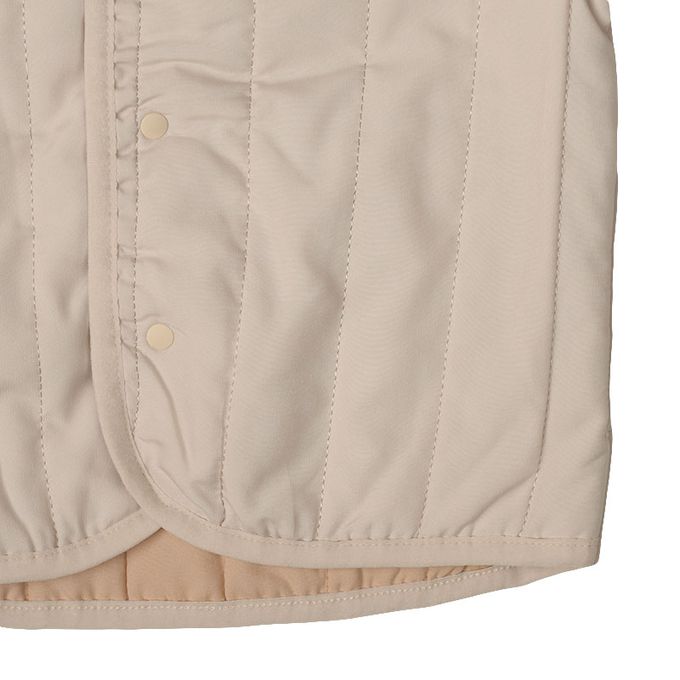 akachan honpo - 寬鬆夾克-超細纖維-象牙白色