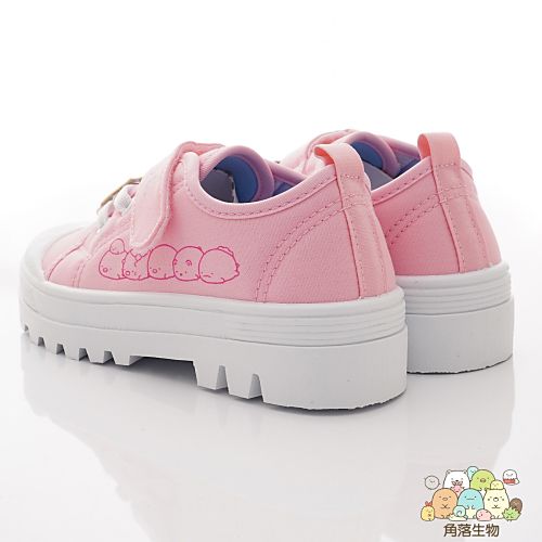 角落生物 - 卡通帆布款童鞋(中小童段)-休閒鞋-粉色