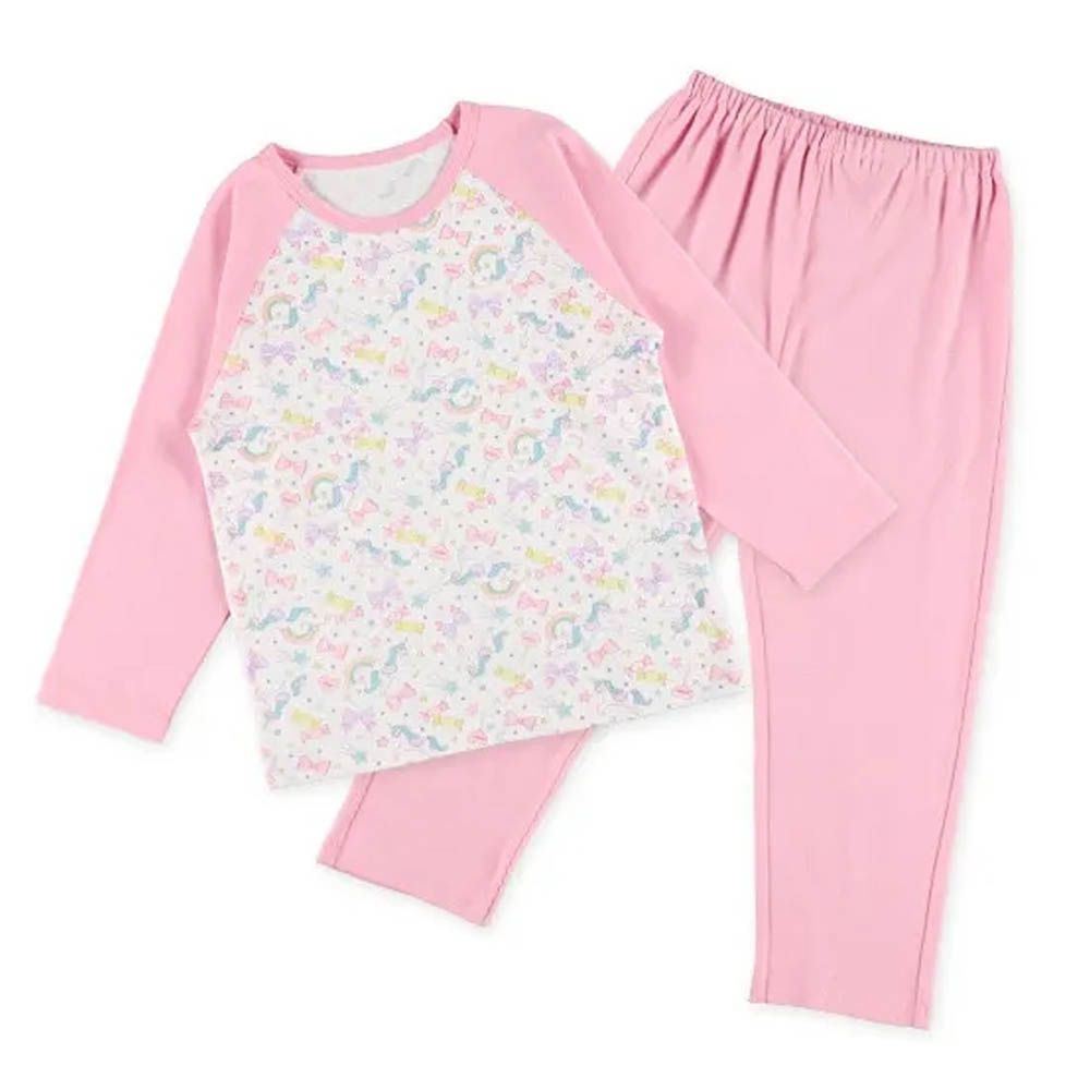 印花長袖家居服/睡衣(四季款)-獨角獸糖果