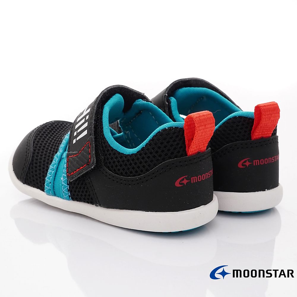 MOONSTAR日本月星 - HI系列寶寶學步鞋(寶寶段)-黑