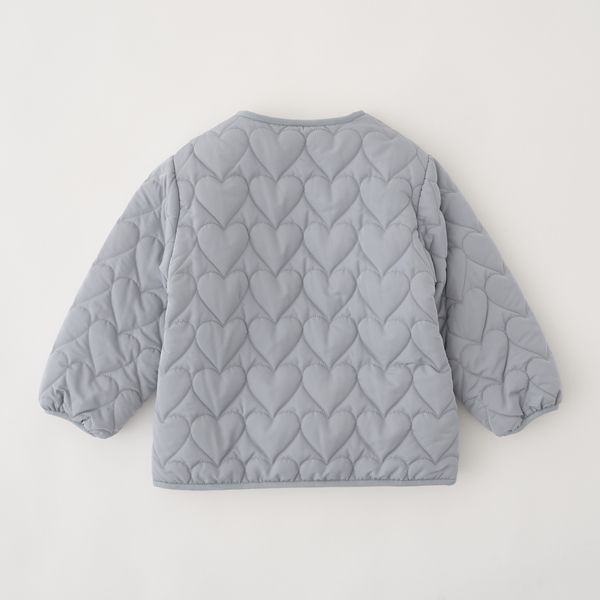 日本 Lycee mine - 夢幻少女造型絎縫鋪棉外套-花朵-粉紅