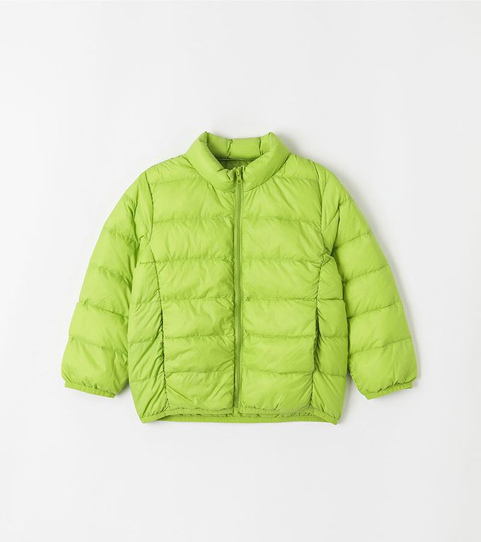 韓國 OZKIZ - 輕便溫暖鴨絨/羽絨外套-淺粉