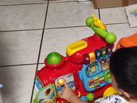 Vtech - 4合1智慧積木學習車-紅色-正版代理商公司貨