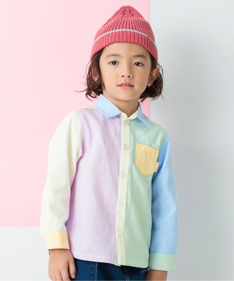 日本 BREEZE - [推薦]氣質系正式領長袖襯衫-素面-米白