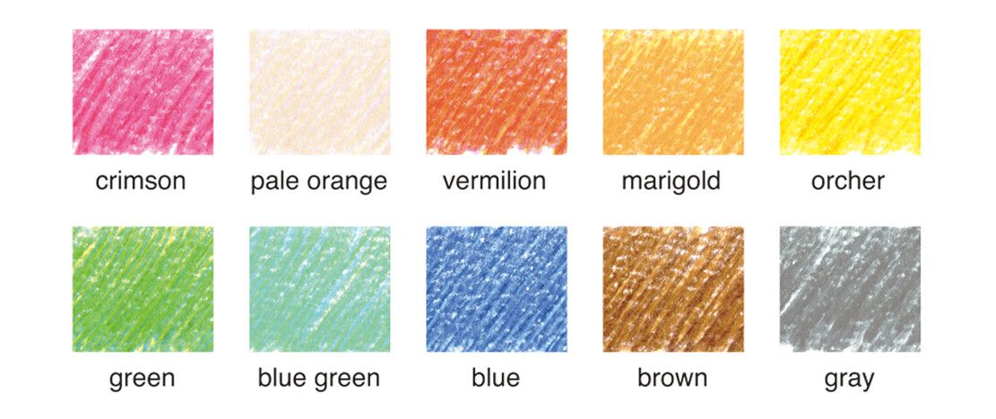 日本文具 KOKUYO - 日本製 2in1雙色絲絨感色鉛筆-20色