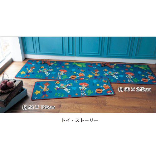 日本千趣會 - 迪士尼 長條型腳踏墊(廚房/臥室)-玩具總動員