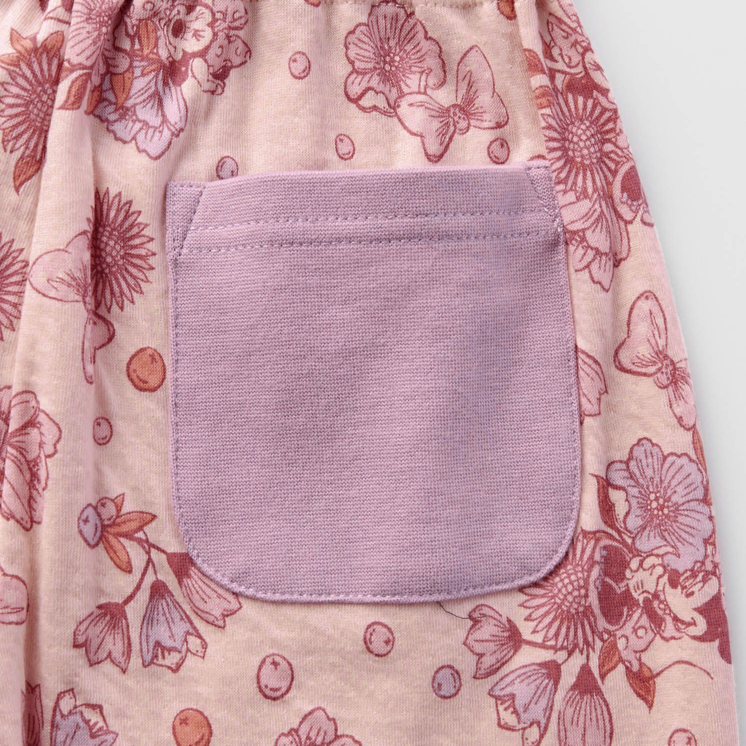 日本千趣會 - 迪士尼滿版印花長袖家居服/睡衣-小熊維尼-黃