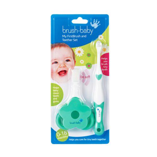 英國 brush-baby - 寶寶的第一套乳齒潔牙組-0-18M