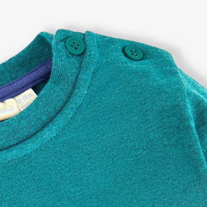 英國 JoJo Maman BeBe - 幼/兒童超優質100%純棉長袖上衣-上學去