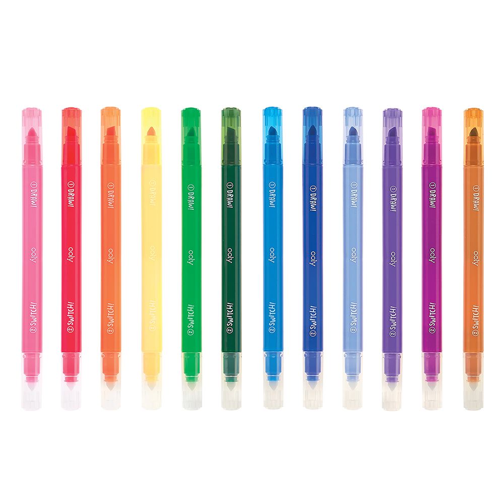 【兒童專用筆系列】變色魔術筆 (12色入組)