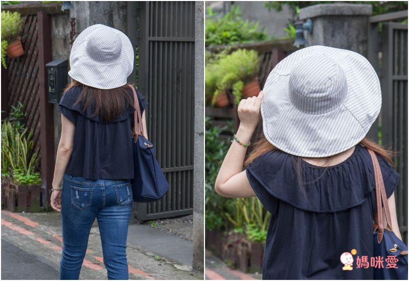 日本媽咪夏日愛用 ☼ 大帽簷透氣遮陽帽 / 抗UV涼感袖套！
