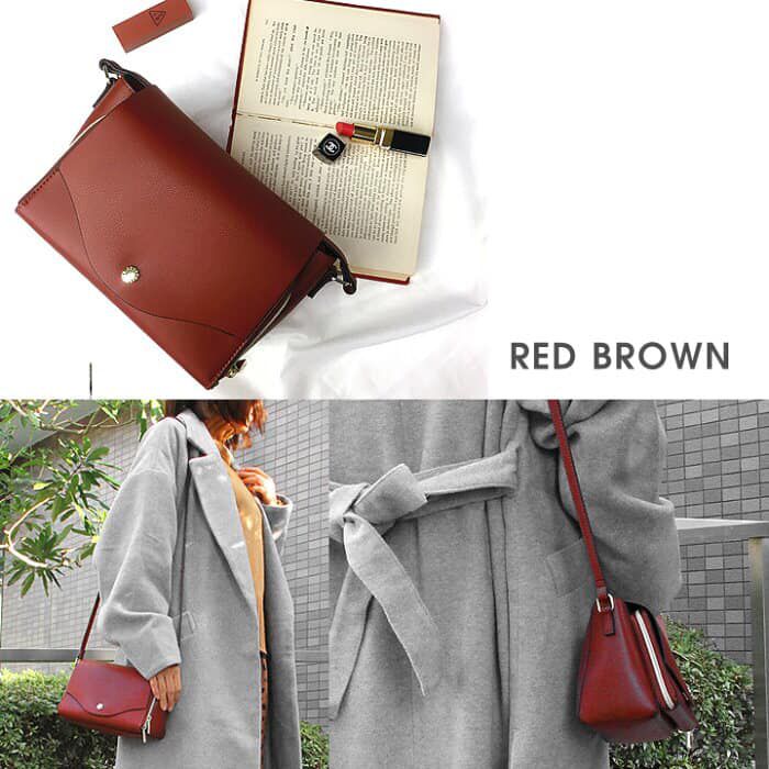 日本 Legato Largo - 輕量PU時尚皮革錢夾包-BK黑色 (23x14x8.5cm 肩背約95~129cm)