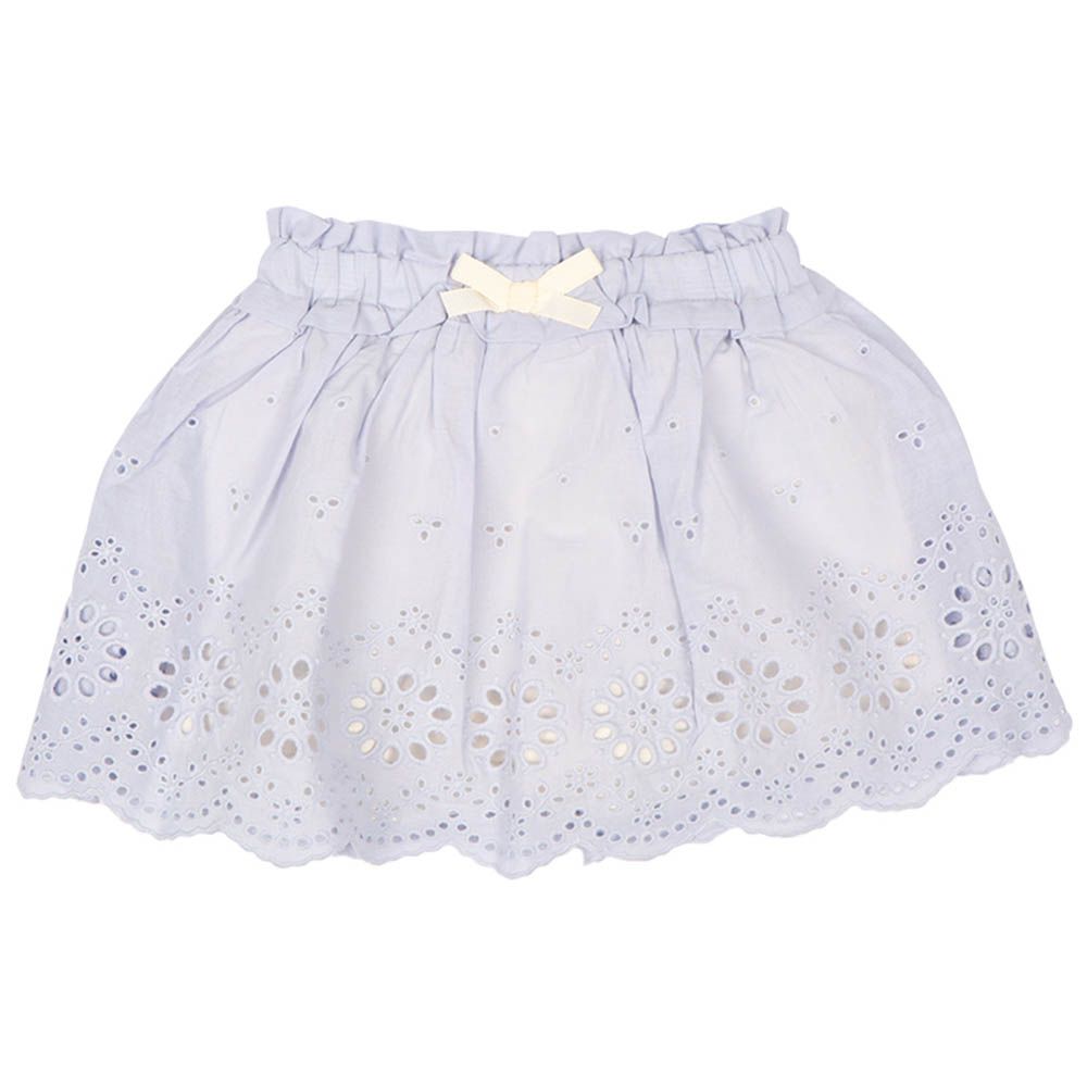 裙子-內有安全褲-淺藍色