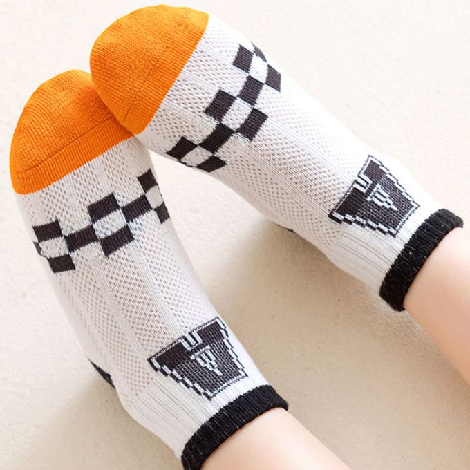 腳ㄚ子 - 幼/兒童透氣網眼襪 童襪 襪子 棉襪 兒童襪-足球先生