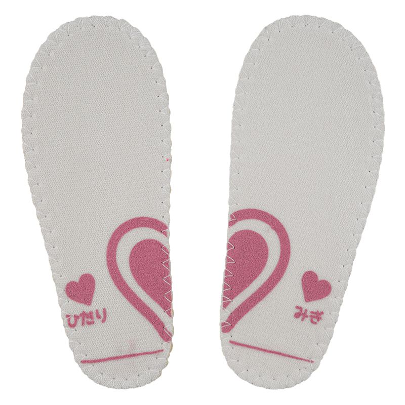 akachan honpo - 雨鞋 左右腳易分辨-蘋果-粉紅色