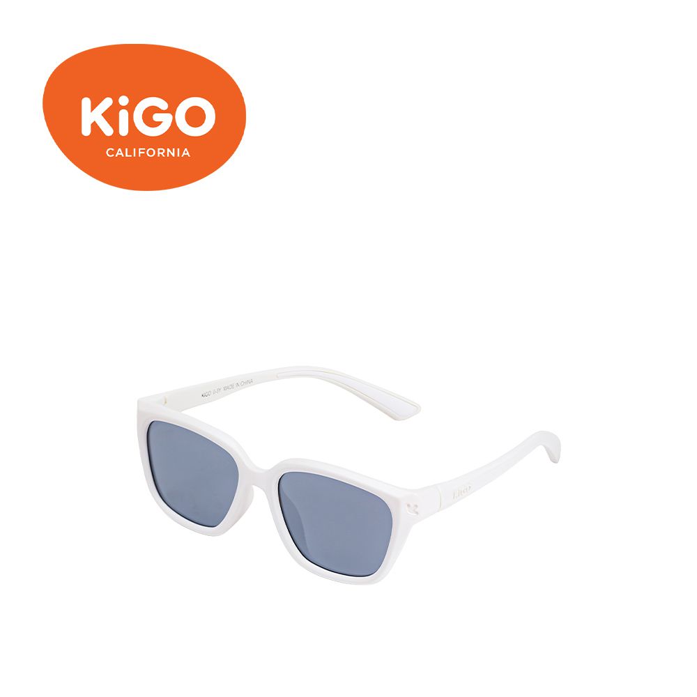 City 抗UV高彈力偏光兒童太陽眼鏡-棉花白-(0-3Y)