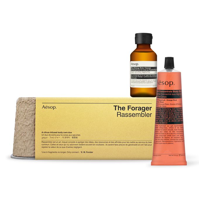 Aesop - 智謀者禮盒(100mlX2)[苦橙香檸身體潔膚露+橙香身體乳霜]-國際航空版