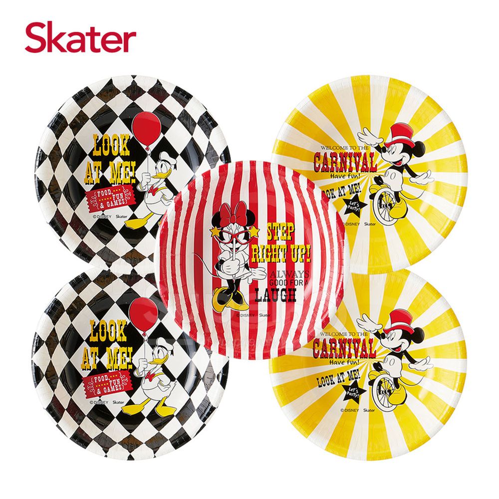 日本 SKATER - 派對紙碗(5入組)-Disney