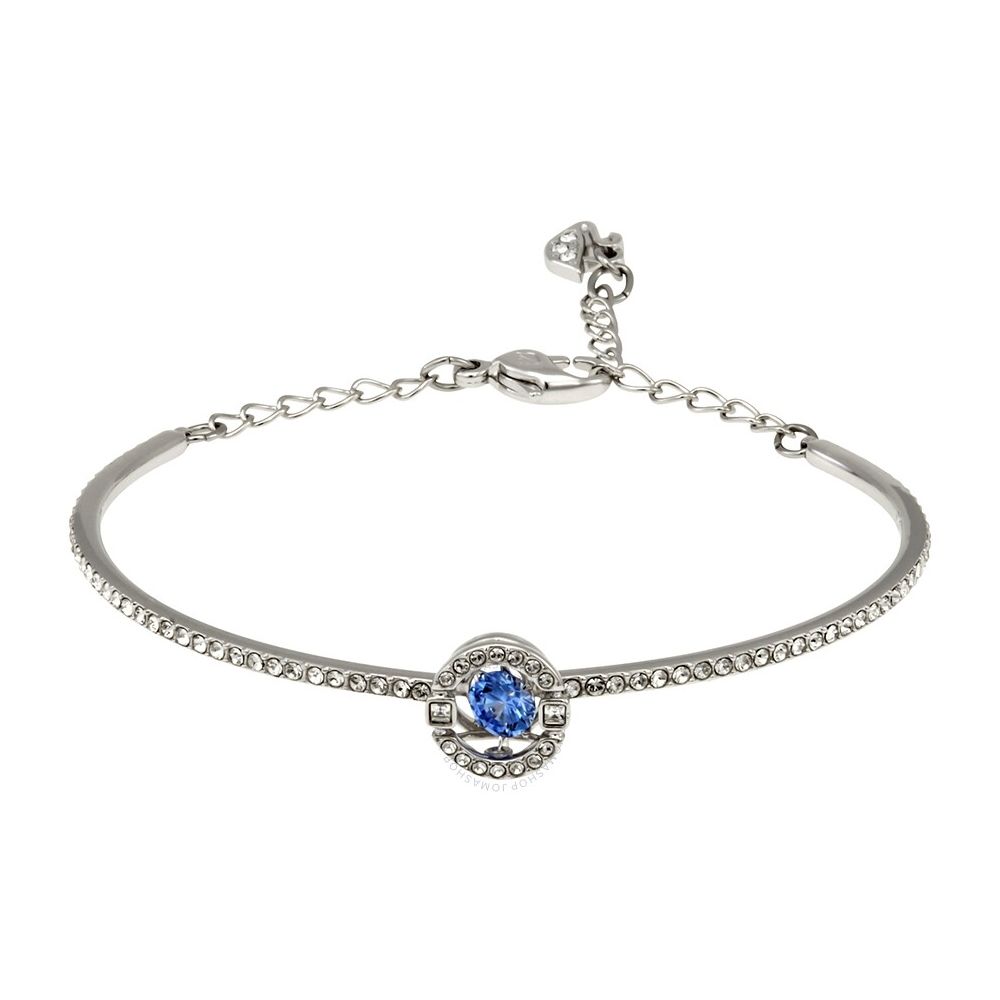 鑲藍鑽手鍊 (銀)