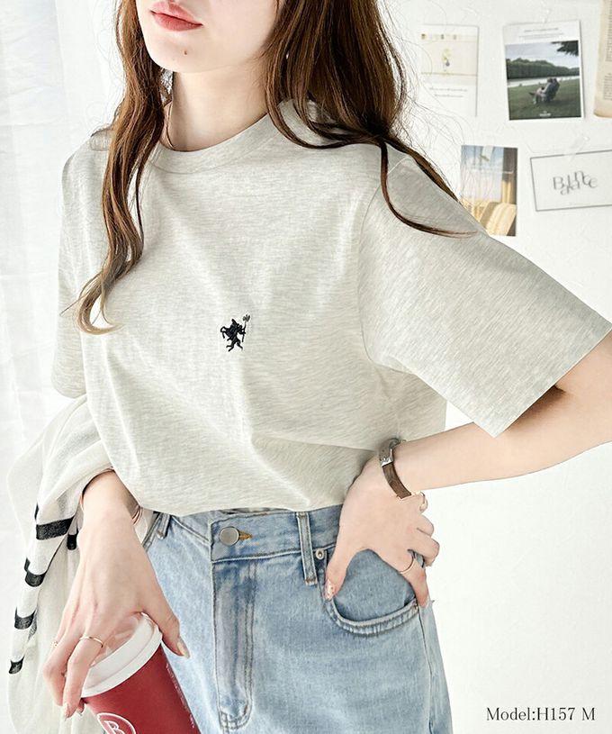 日本 Classical Elf - Java 純棉logo定番款短袖上衣-白