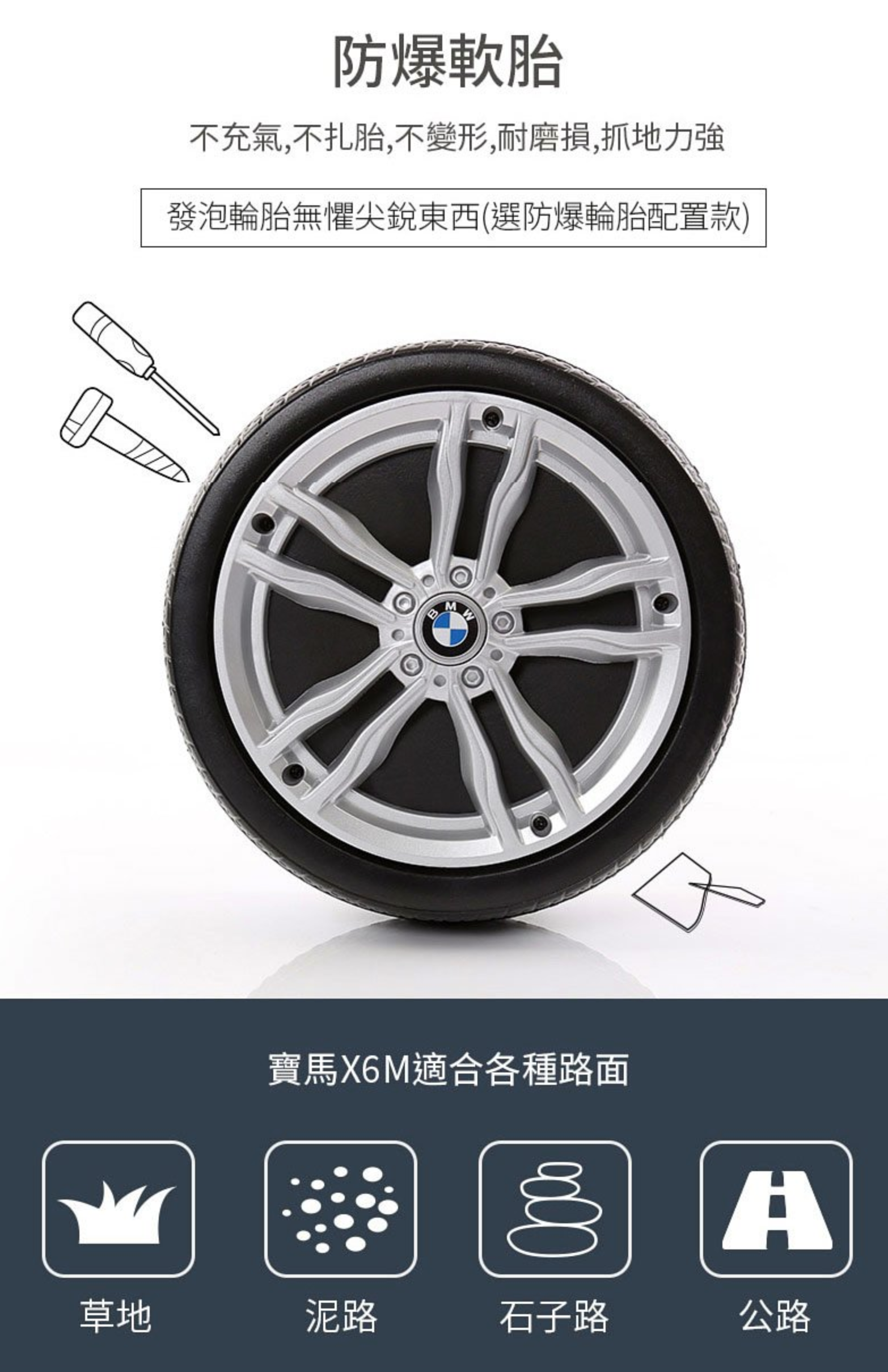 聰明媽咪兒童超跑 - BMW X6M 單人座 原廠授權 雙驅兒童電動車 (無搖擺/拉桿/輔助輪)-烤漆紅