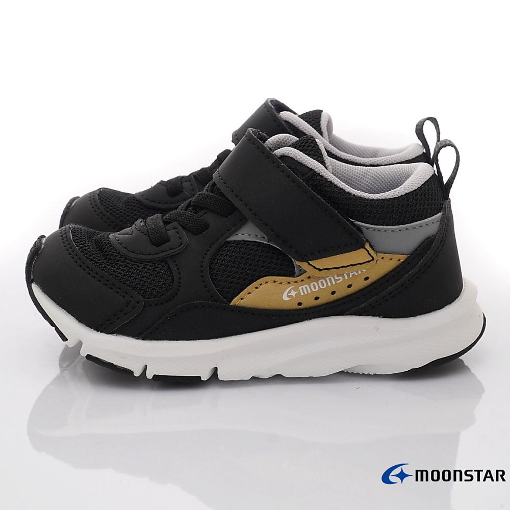 Moonstar日本月星 - 月星機能運動鞋款(中小童段)-運動鞋-黑金