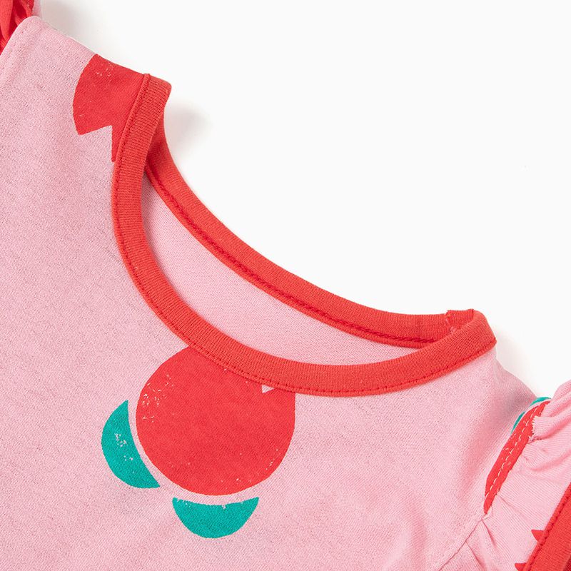 韓國 OZKIZ - 鬱金香連身拼接洋裝