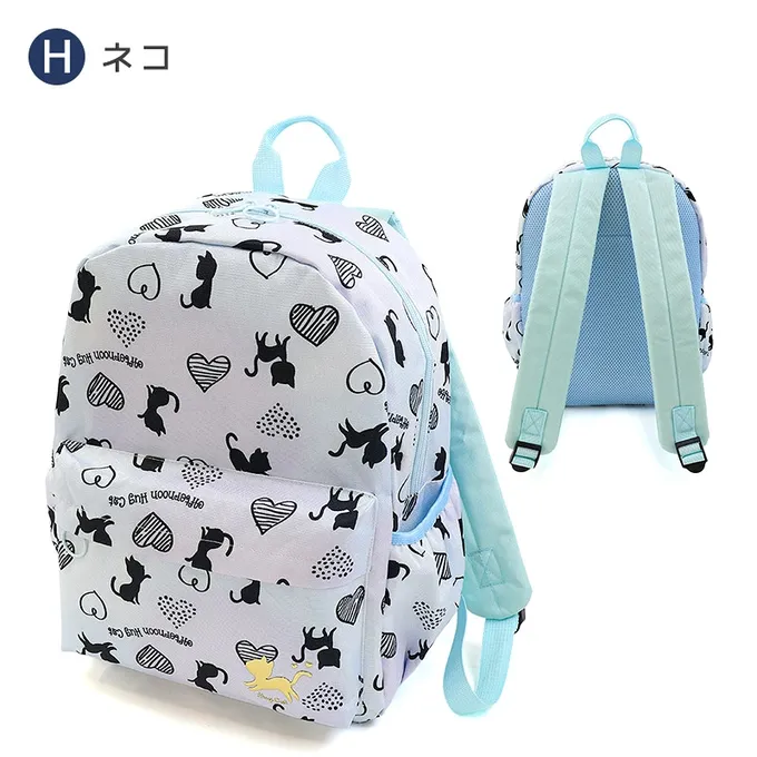 日本 ZOOLAND - 機能大容量童趣風減壓兒童背包(14L)-恐龍標籤-藍 (35x26x14cm)