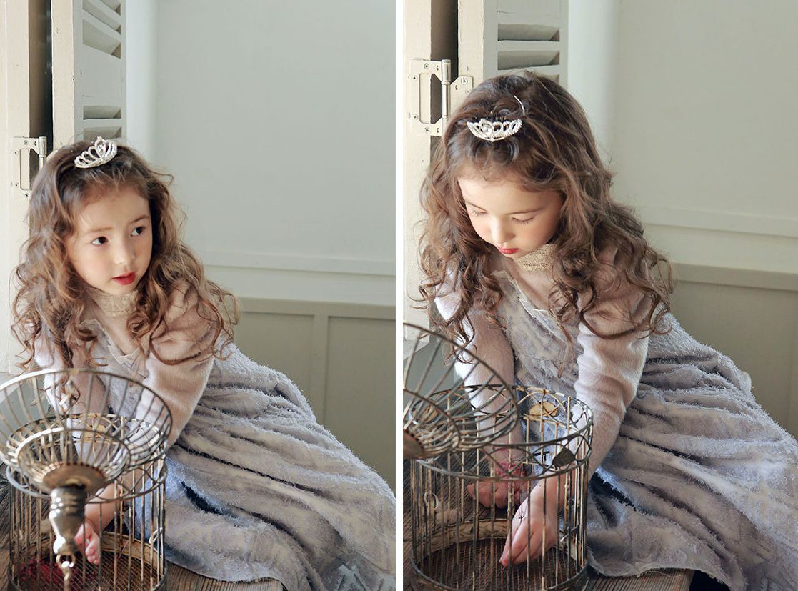 韓國 PuellaFLO - 水鑽艾莉娜公主皇冠髮飾