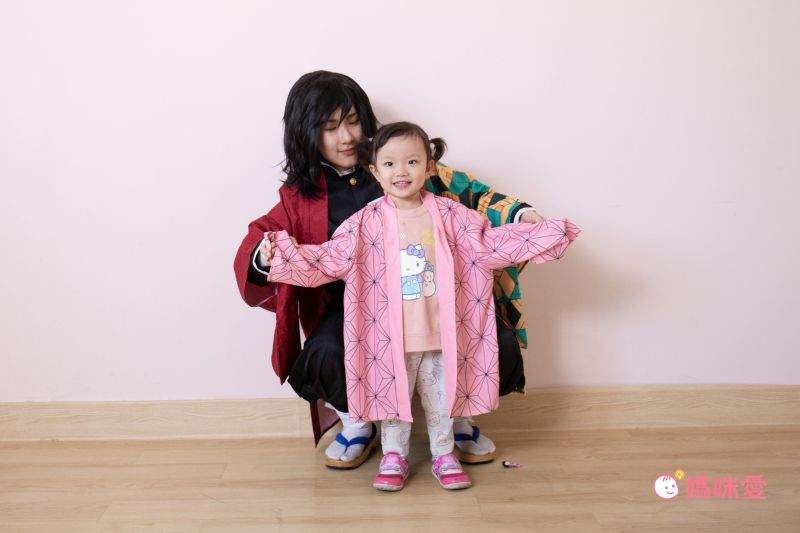 日本代購 - 鬼滅之刃 角色扮演羽織外套-煉獄杏壽郎 (6-12y)