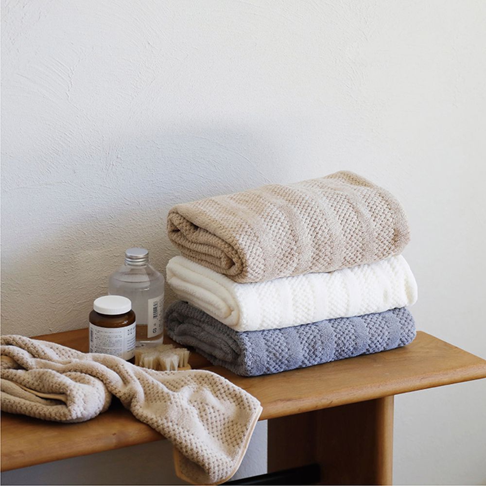 carari tricot編織紋系列 超細纖維浴巾-260g