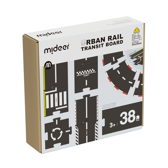 MiDeer - 雙面場景軌道拼圖(38PCS)
