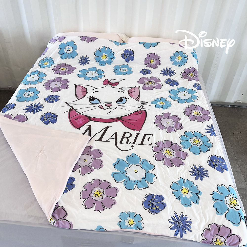 Disney 迪士尼 - 涼感冰絲被-花朵瑪麗貓 (150X180cm)
