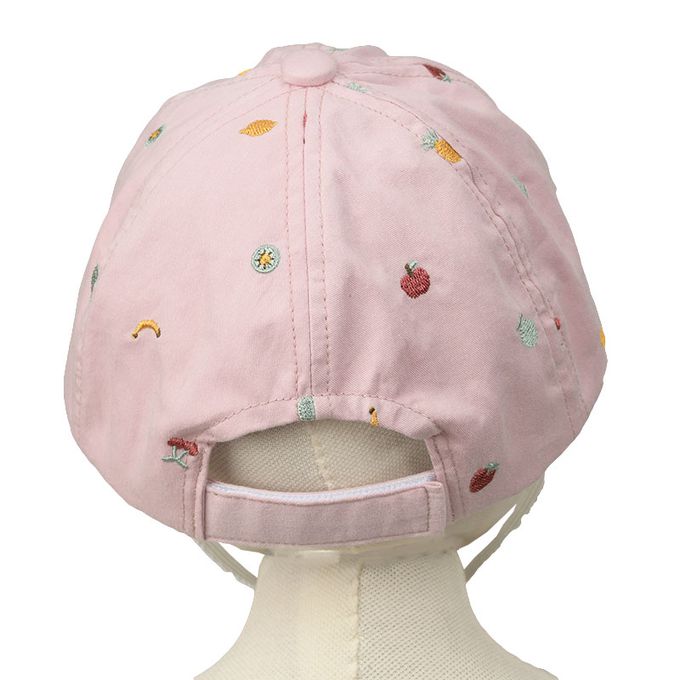 akachan honpo - 棒球帽-水果滿版刺繡-粉紅色
