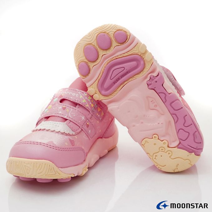 Moonstar日本月星 - 玩耍機能童鞋-CRC23414粉中小童)-機能運動鞋-粉