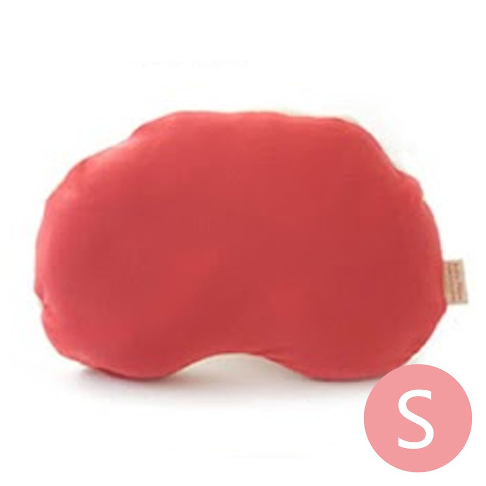 日本Makura - 【Baby Pillow】可水洗豆型嬰兒枕專用枕套-紅色(S/M) (S (約30 x 22cm))