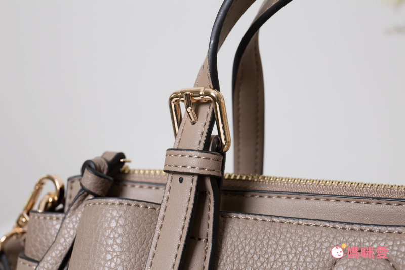 日本 FIRANO - [明星著用款]多夾層2WAY托特包+側背包2件組-焦糖 (34x28x14cm)