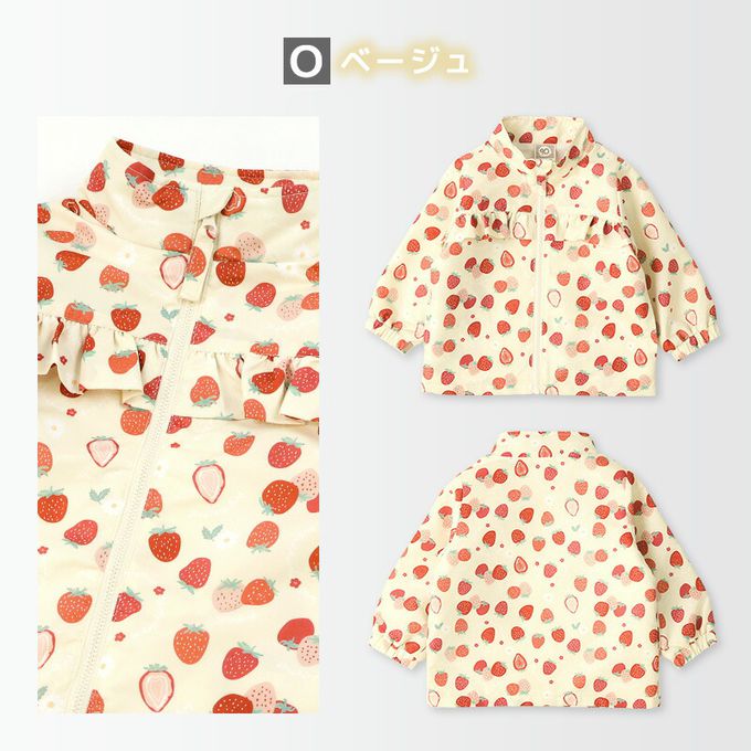 日本 ZOOLAND - 撥水加工 防風刷毛鋪棉外套-獨角獸-水藍