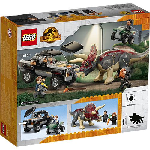 樂高 LEGO - 樂高積木 LEGO《 LT76950 》Jurassic World 侏儸紀世界系列 - Triceratops Pick-up Truck Ambush-210pcs