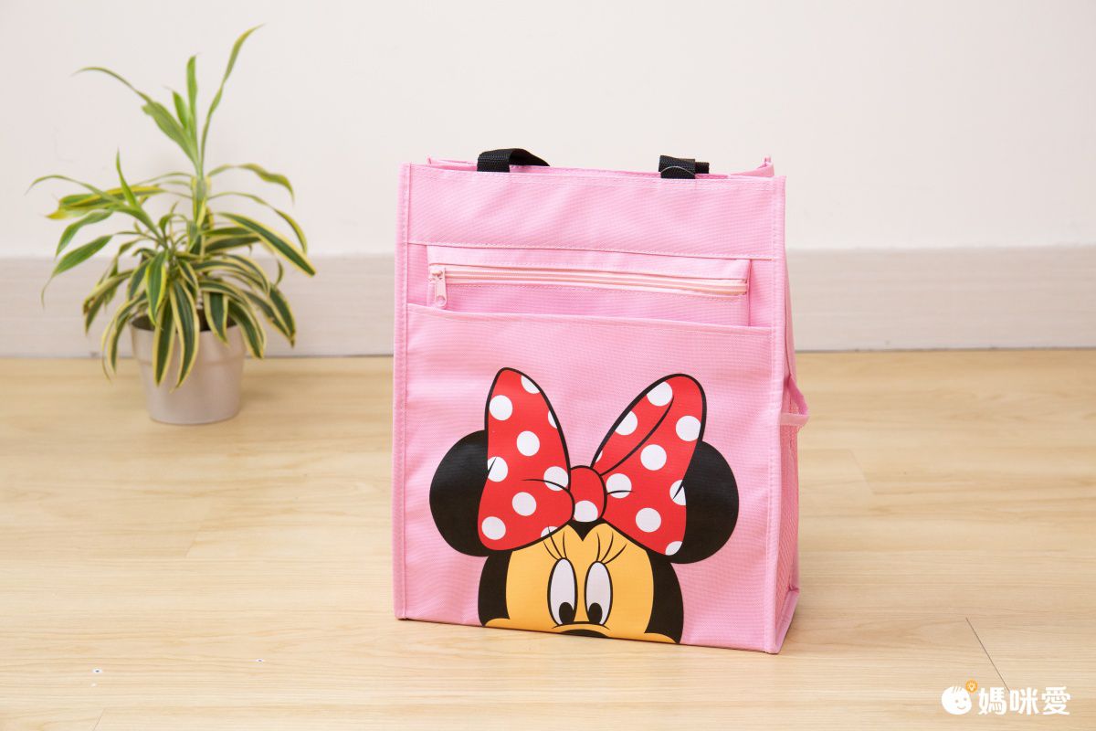 大容量手提袋/補習袋-卡通人物黛絲-紫色