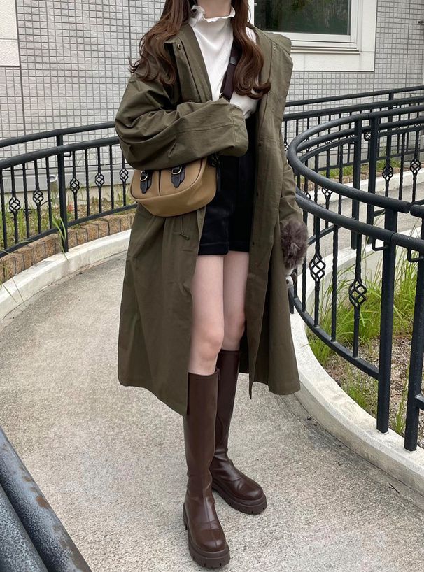 日本 GRL - 時尚修身百搭短褲-黑