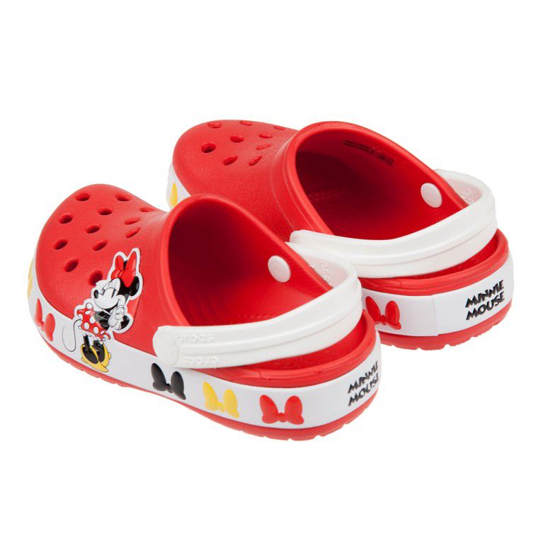 Crocs - 卡駱馳味學院迪士尼米妮紅色兒童布希鞋