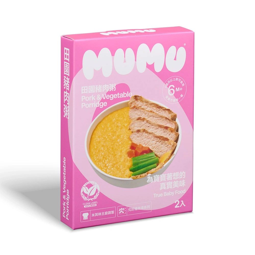 MUMU - 田園豬肉粥150gx2包/盒