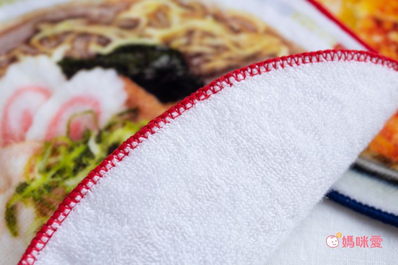 日本代購 - 仿真印花手帕/擦手巾-拉麵 (直徑21cm)